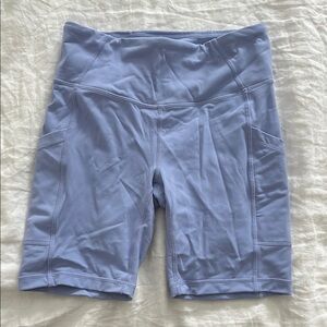 PrAna Electa Light Blue Athletic Shorts